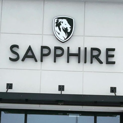Sapphire Channel Letters